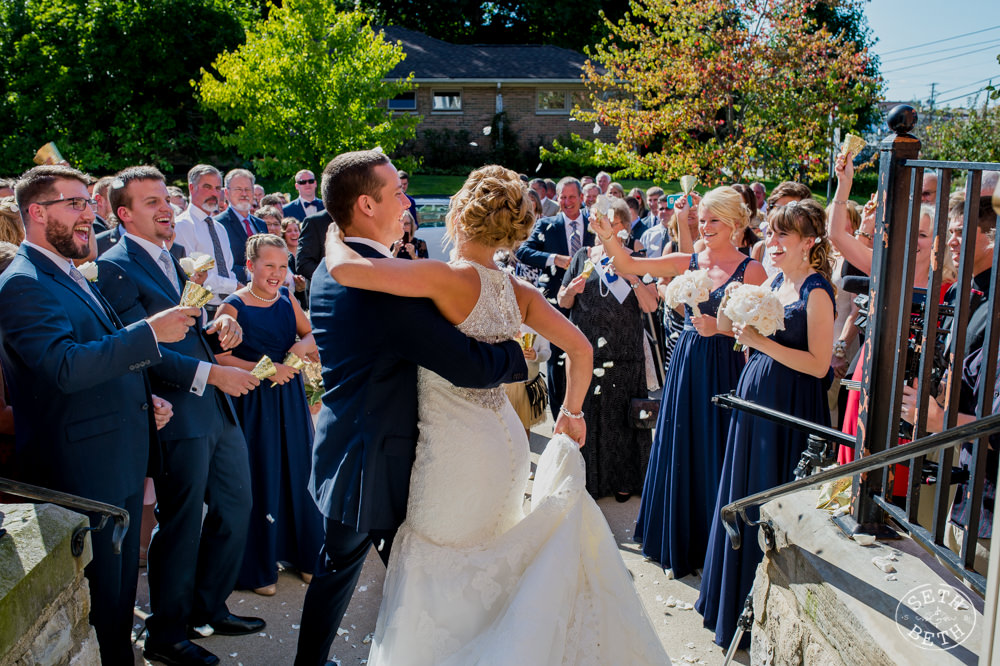 Wedding at Embassy Suites Dublin, Ohio and beautiful place for photos at Scotts Lawn Recreational Park