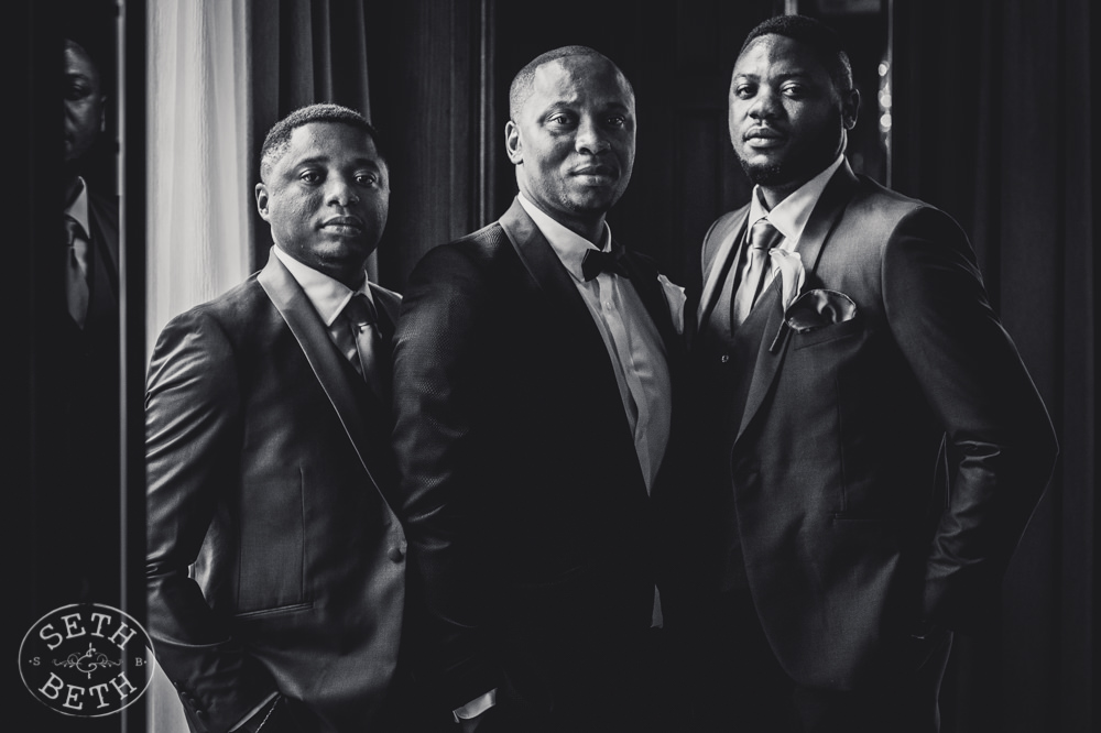 Columbus Ohio Groomsmen Pictures at the Athletic Club Columbus