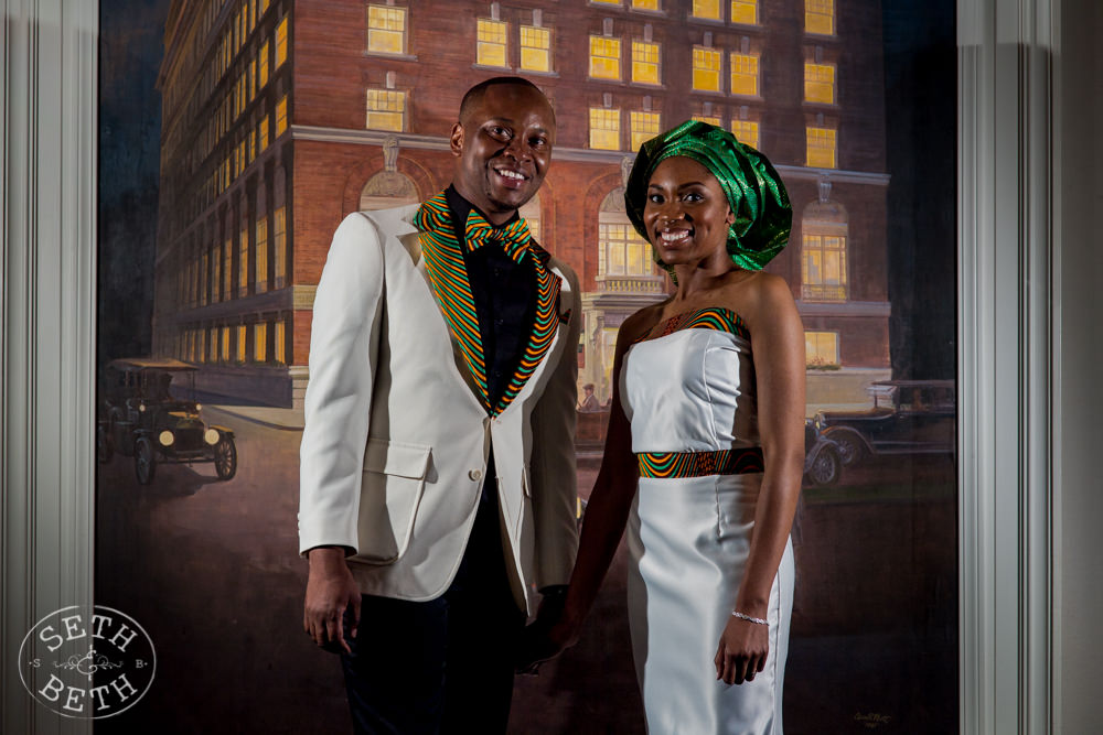 African Bride and Groom at the Columbus ACC