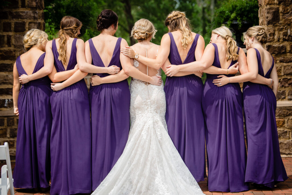 bridesmaids at Grove City Wedding Venue