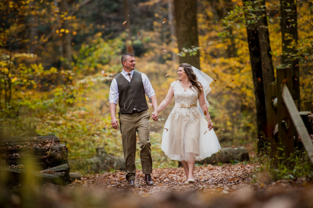 Hocking Hills Intimate Wedding