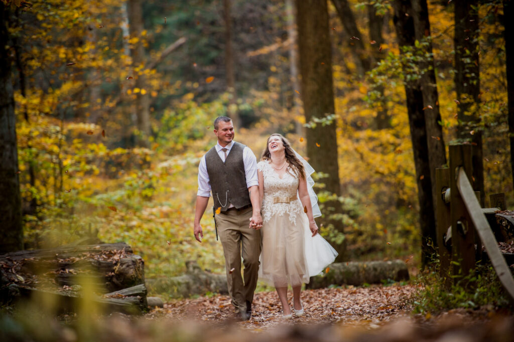 Hocking Hills Intimate Wedding