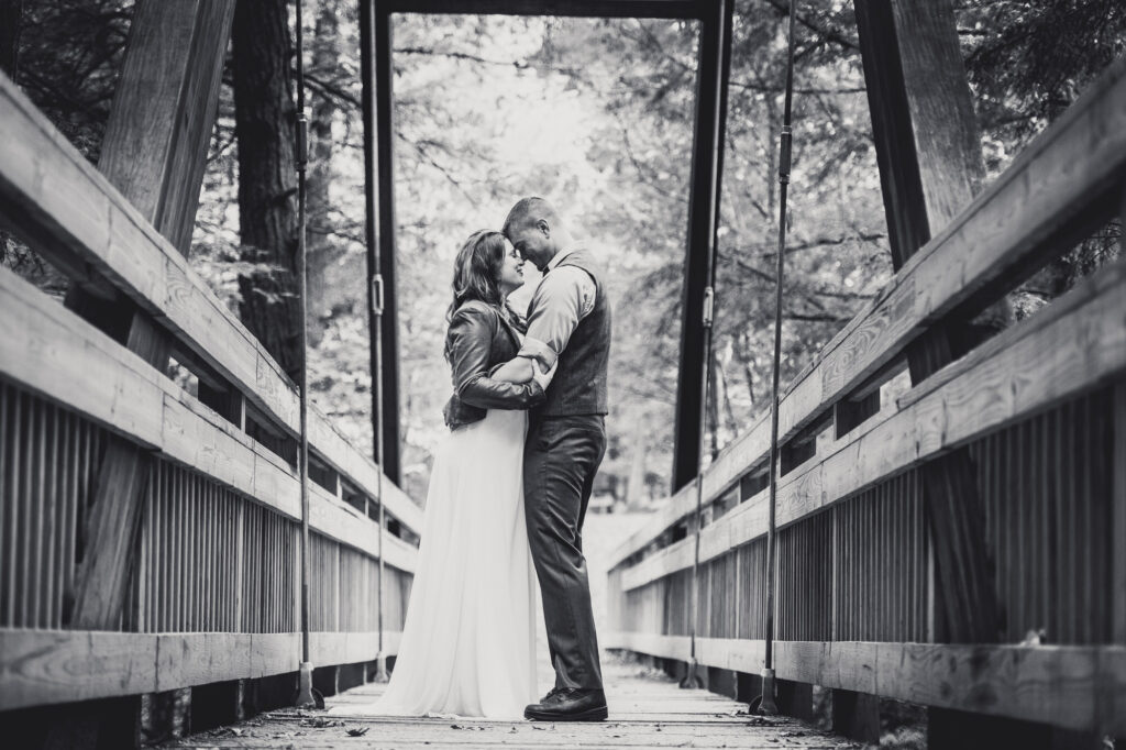 Hocking Hills Intimate Wedding