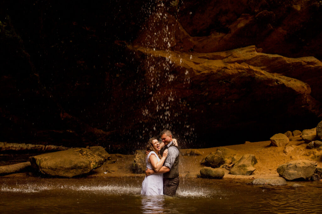 Hocking Hills Intimate Wedding