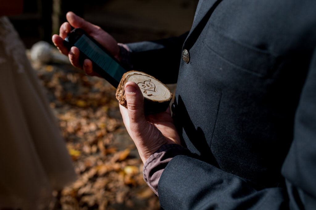 Hocking Hills Intimate Wedding