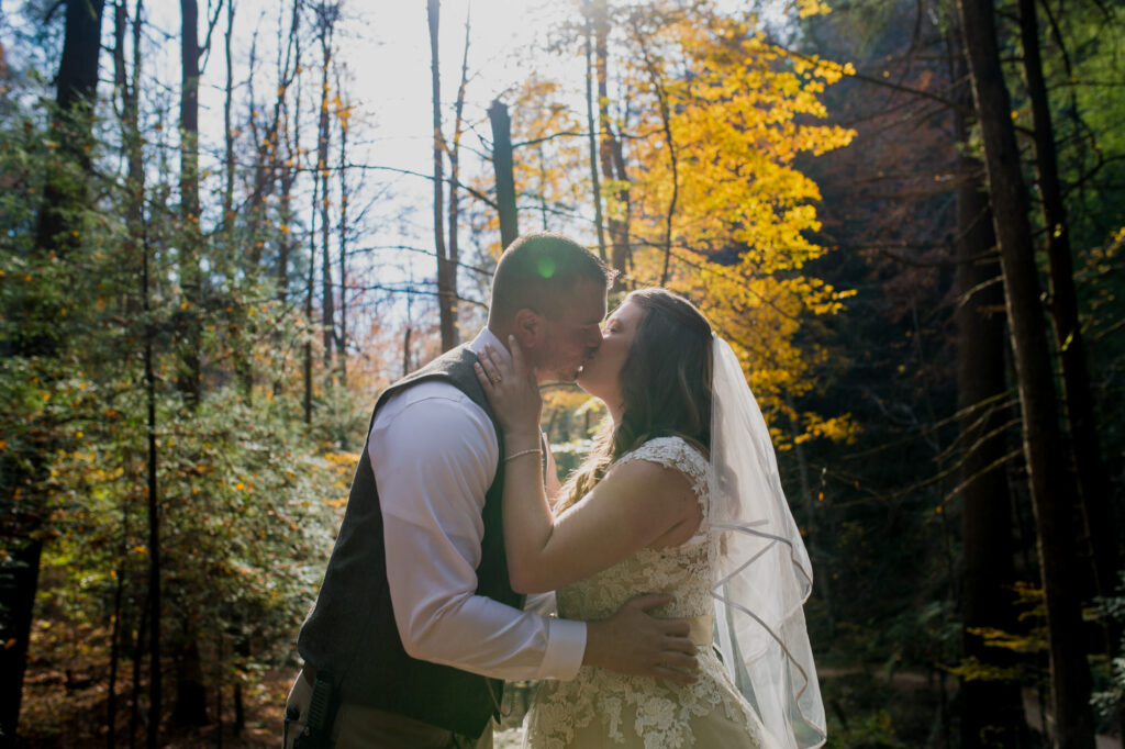 Hocking Hills Intimate Wedding