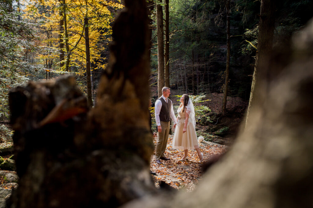 Hocking Hills Intimate Wedding