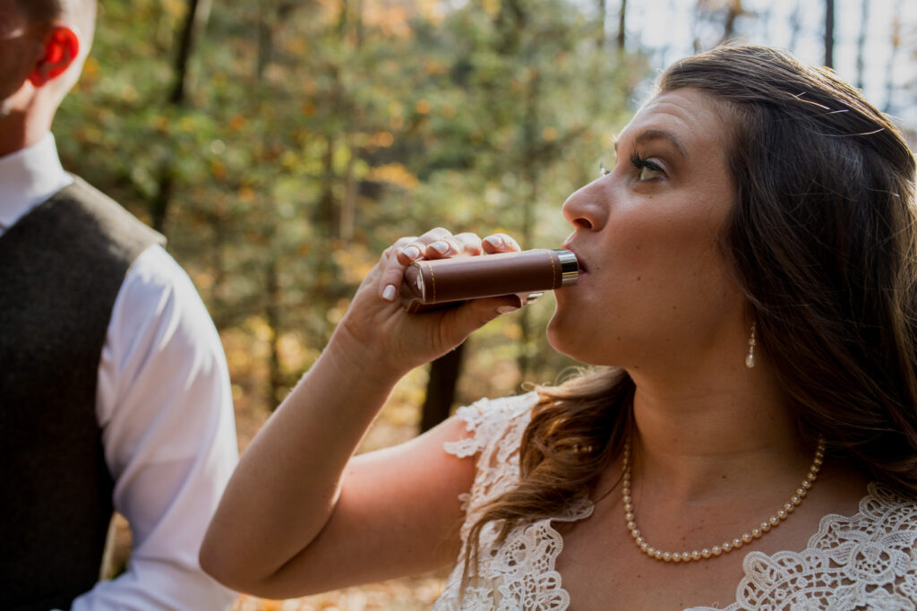 Hocking Hills Intimate Wedding