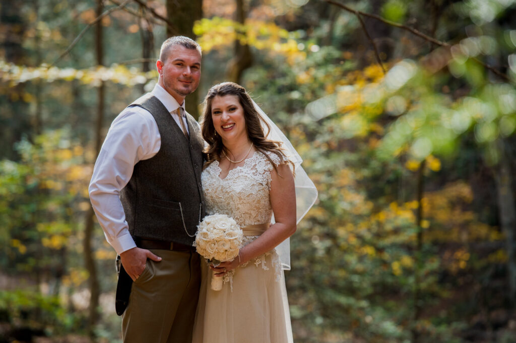 Hocking Hills Intimate Wedding