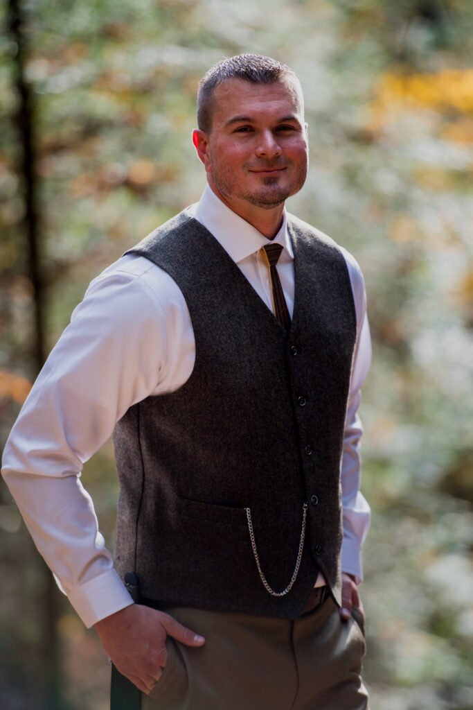 Hocking Hills Intimate Wedding