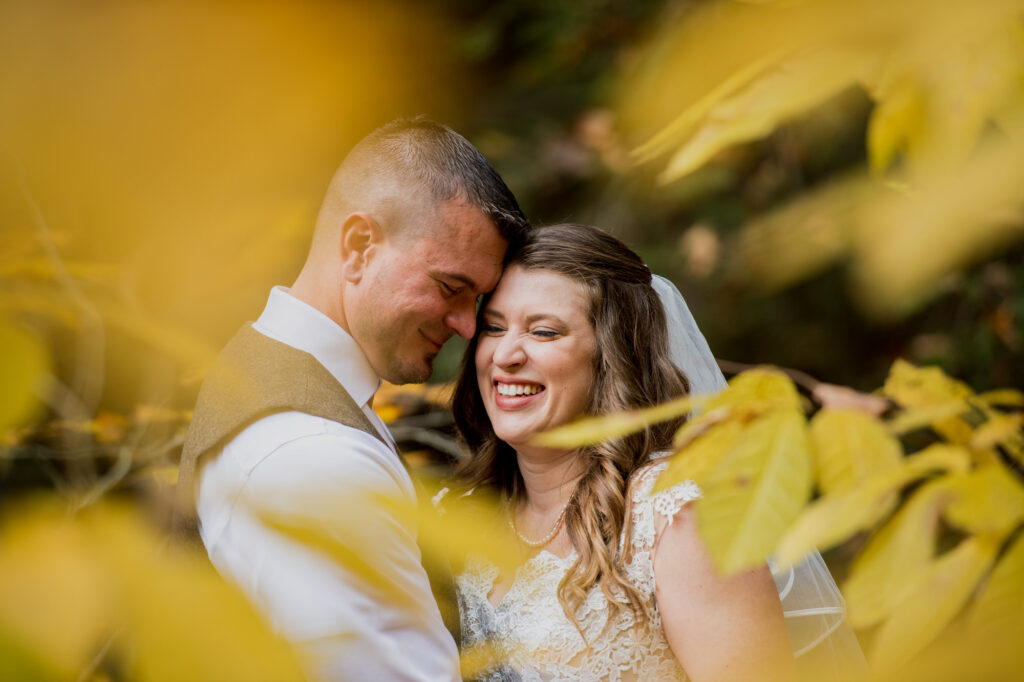 Hocking Hills Intimate Wedding