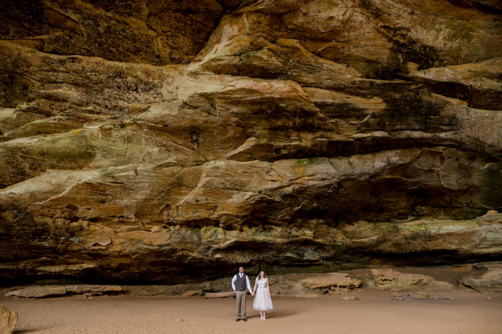 Hocking Hills Intimate Wedding