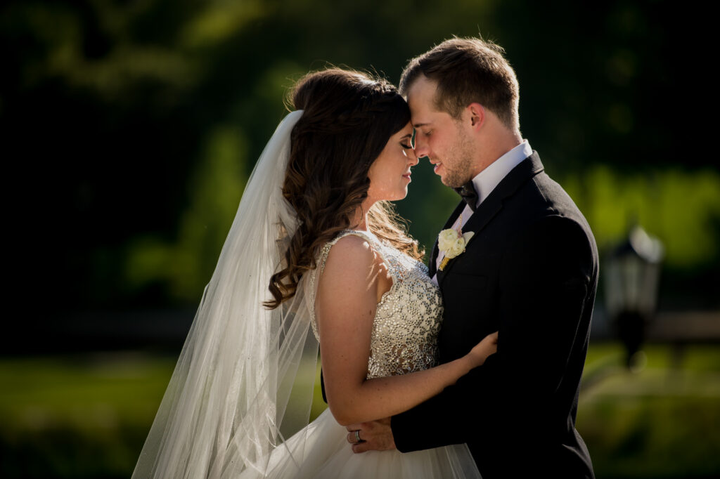 couple at Summer Westin Wedding Columbus