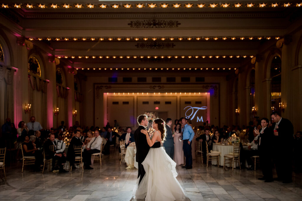 first dance at Summer Westin Wedding Columbus