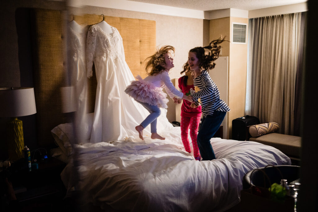 kids at Columbus Art Museum Wedding