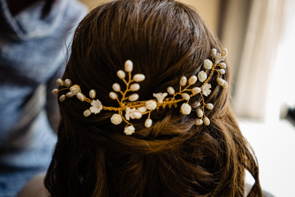 hair at Columbus Art Museum Wedding