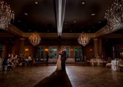 dancing at Pinnacle Golf Club Wedding