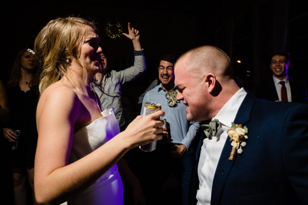 Reception dancing at the Steam Plant in Dayton Ohio