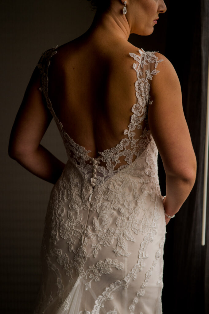 bride at Franklin Park Conservatory Wedding