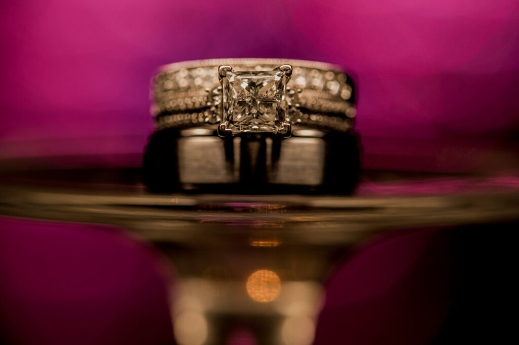 rings at Franklin Park Conservatory Wedding