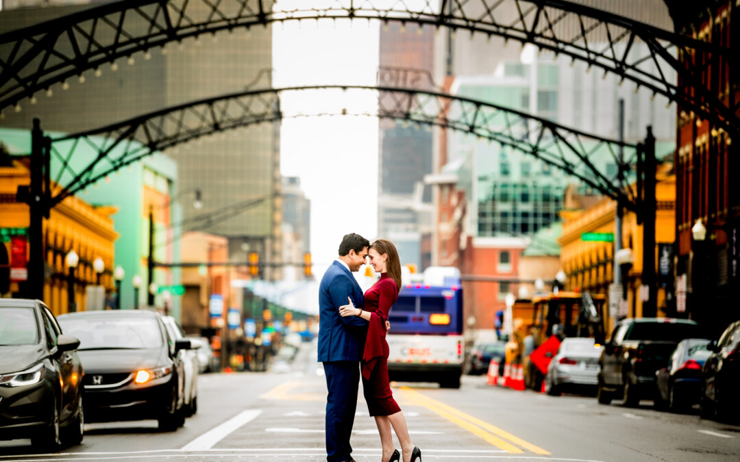 Short North Engagement Photos