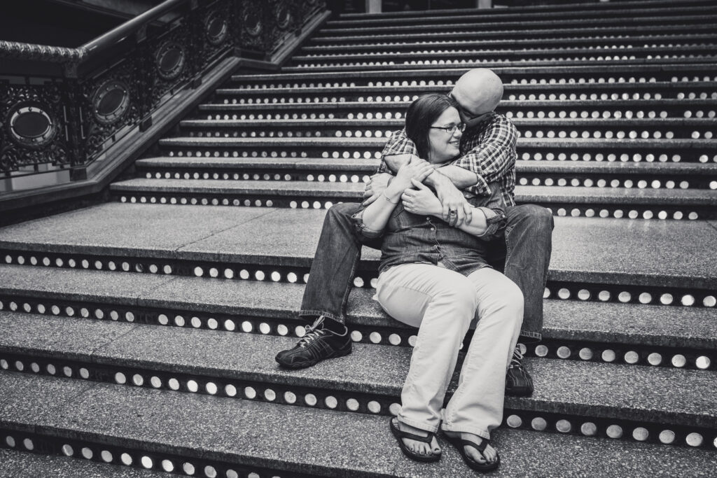 Cleveland Arcade Engagement Photos