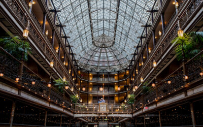 Cleveland Arcade Engagement Photos