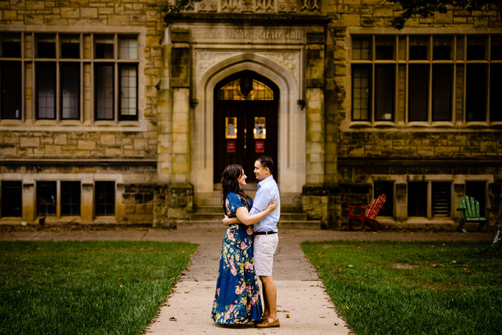 Kenyon College Engagement Photographer