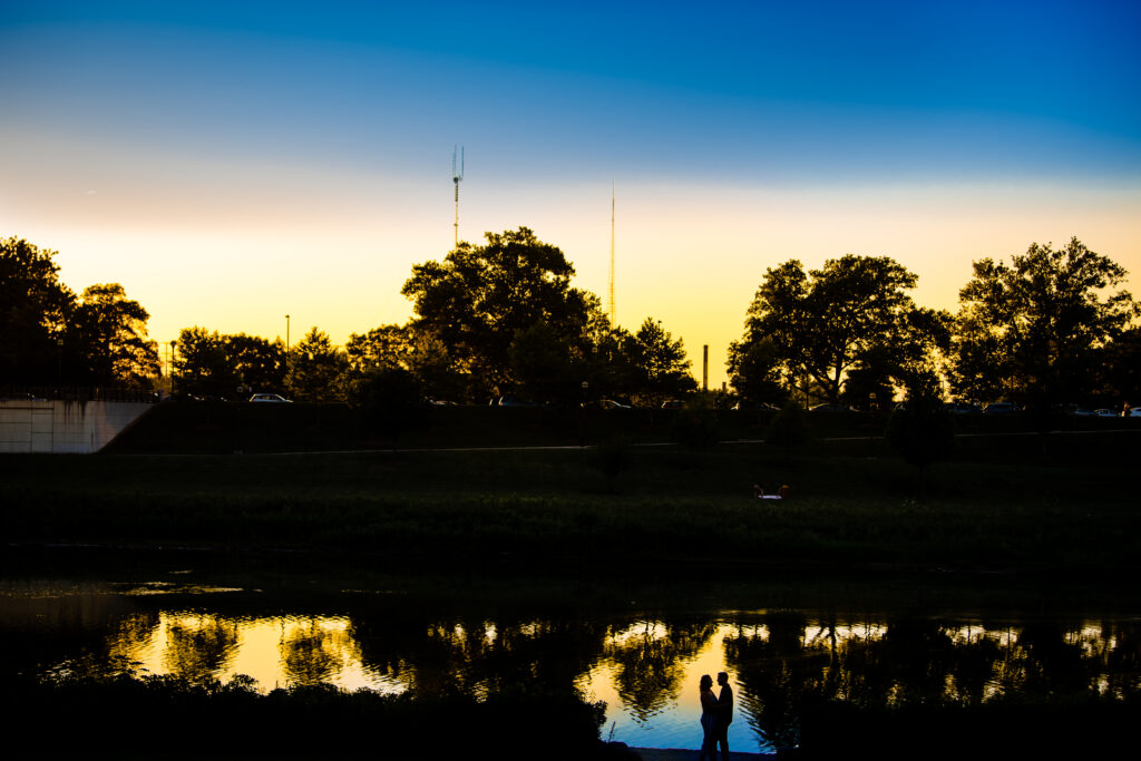 Planning for sunset portraits