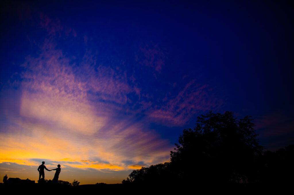 Planning for sunset portraits