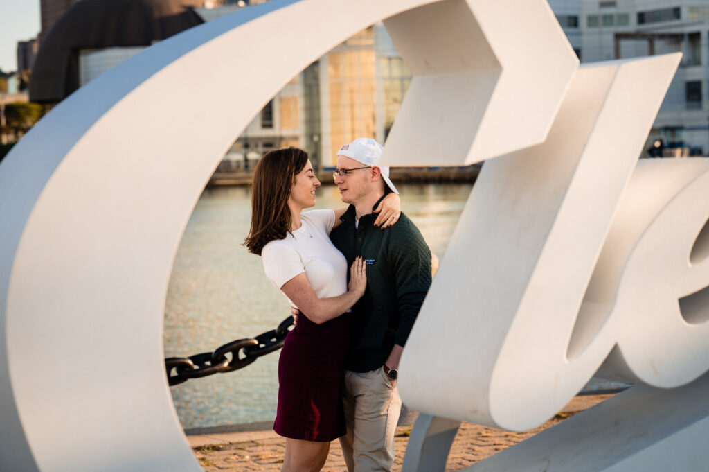 Downtown Cleveland Engagement Photos