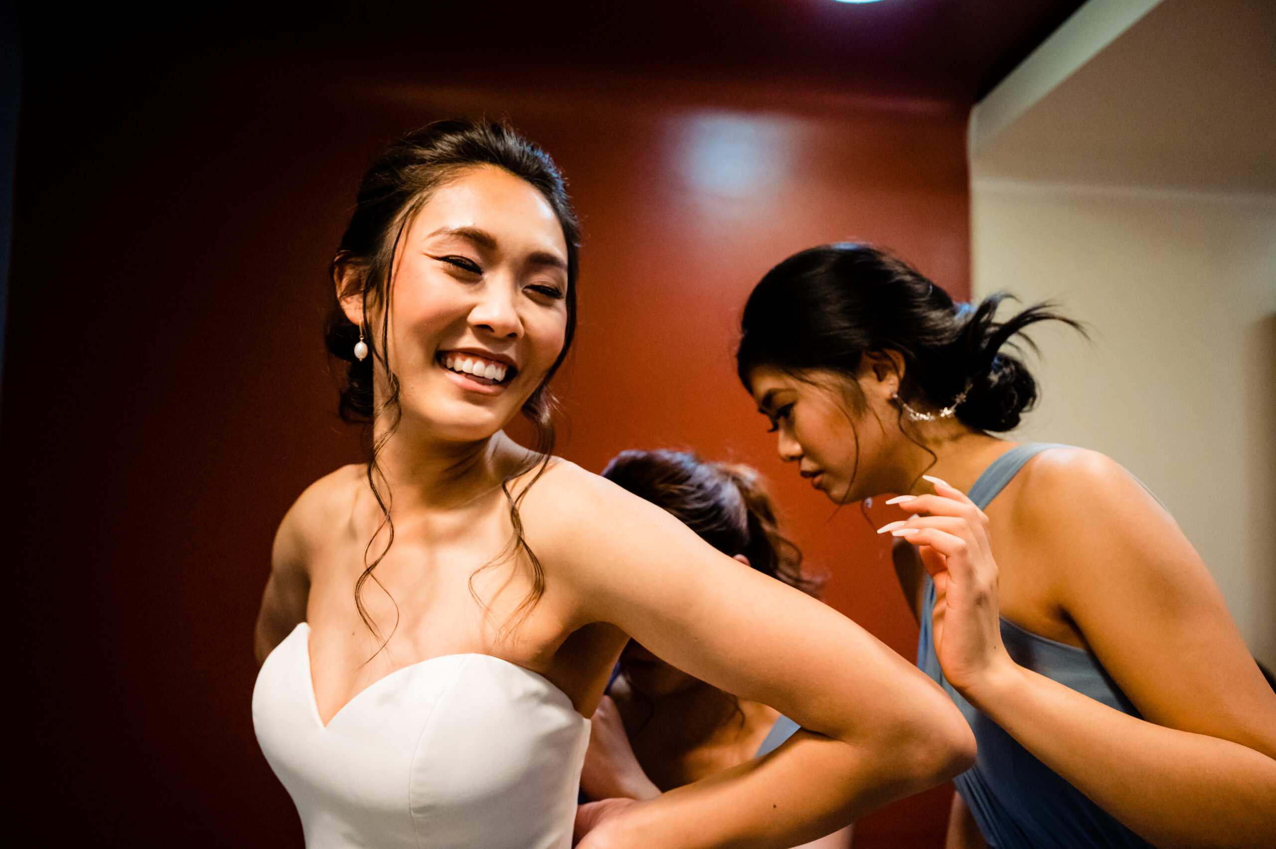 bride getting ready