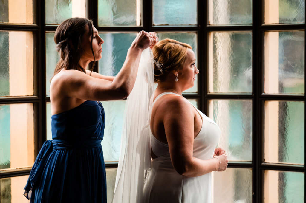 bride getting ready