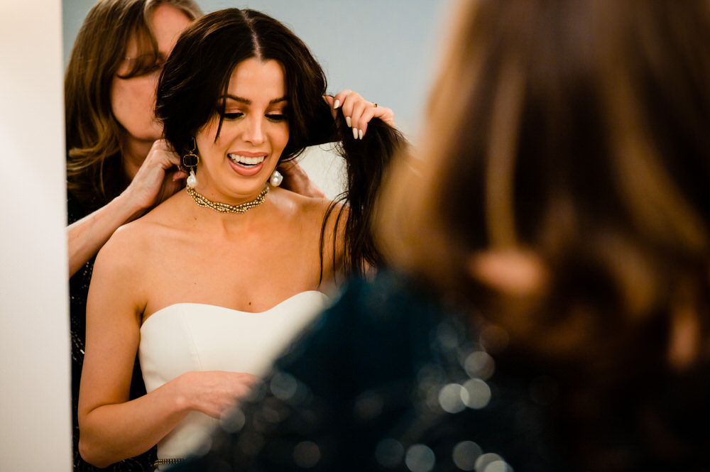 bride getting ready