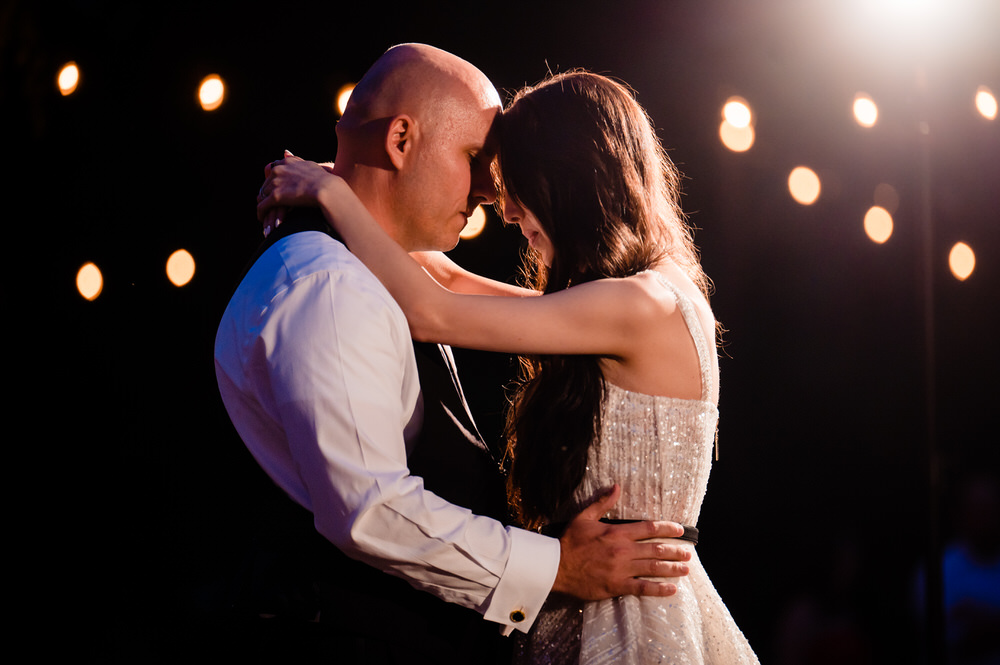 bride and groom's first dance