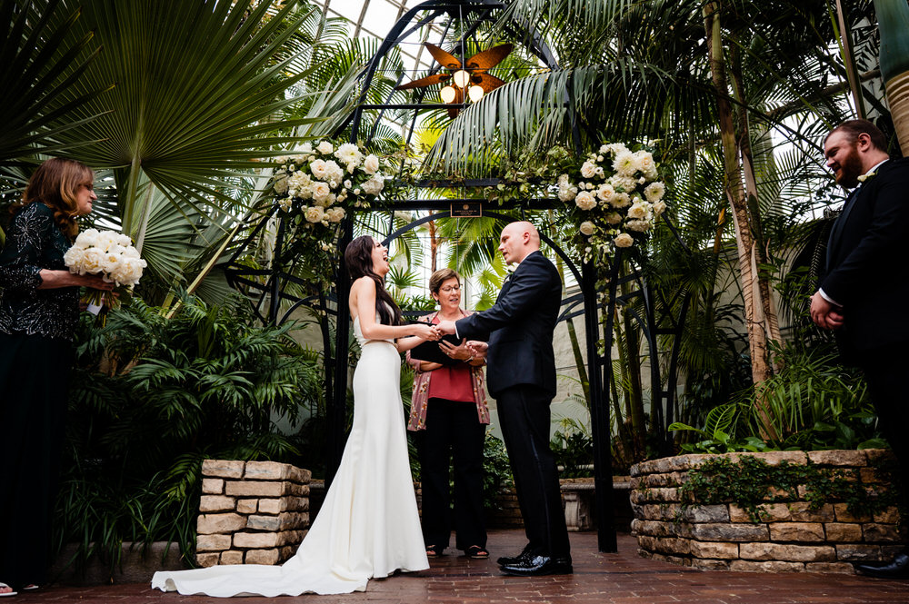 Palm House Ceremony at Franklin Park Conservatory