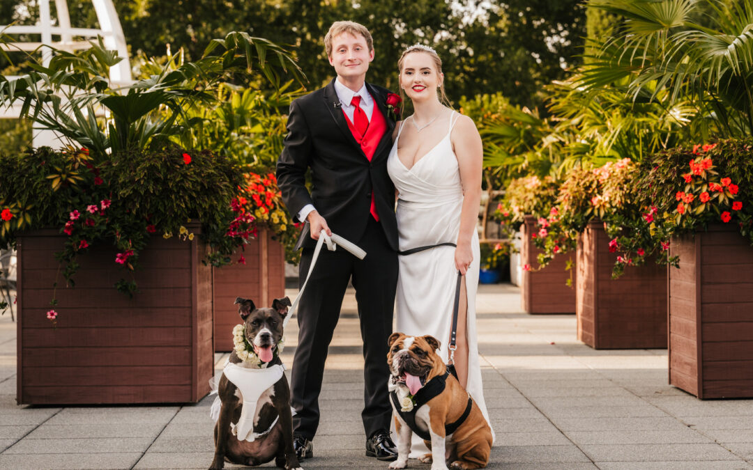 Dog-friendly Franklin Park Conservatory Wedding | Katee & Drew