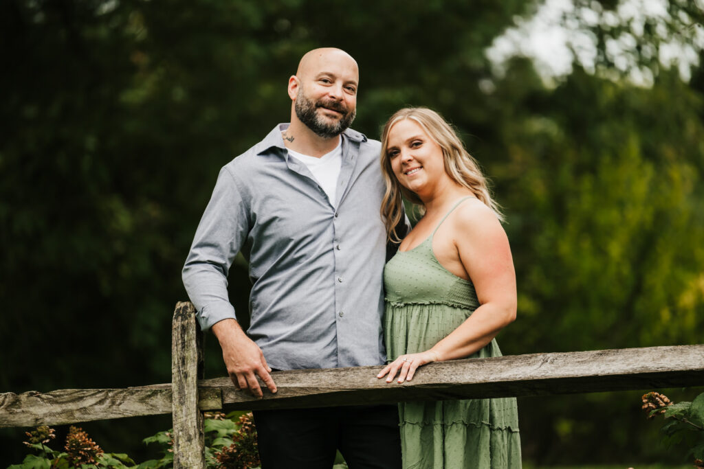 golden hour engagement photos