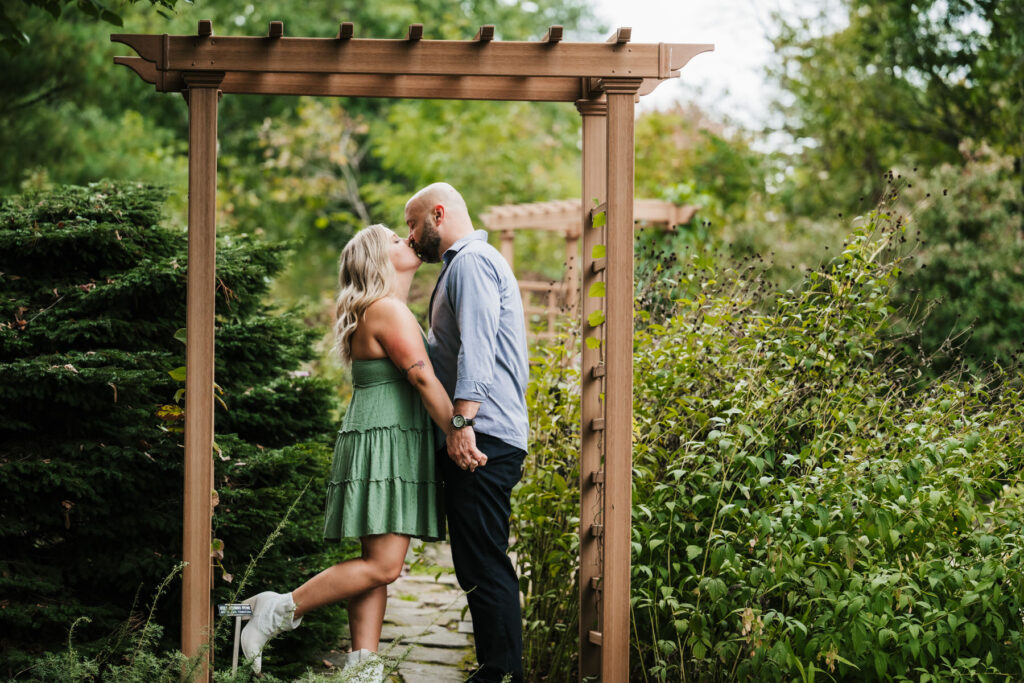 golden hour engagement photos