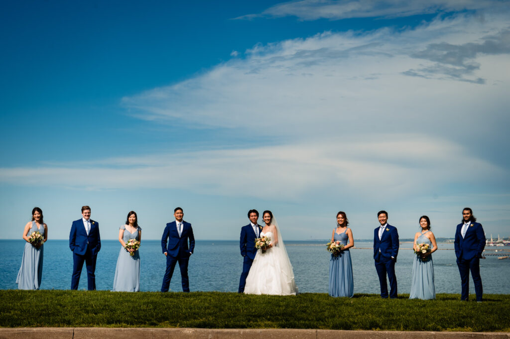 outdoor cleveland wedding