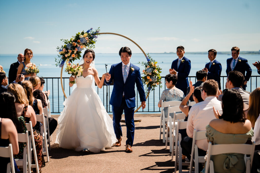outdoor cleveland wedding