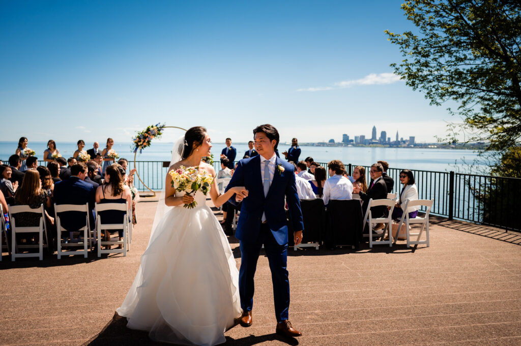 outdoor cleveland wedding