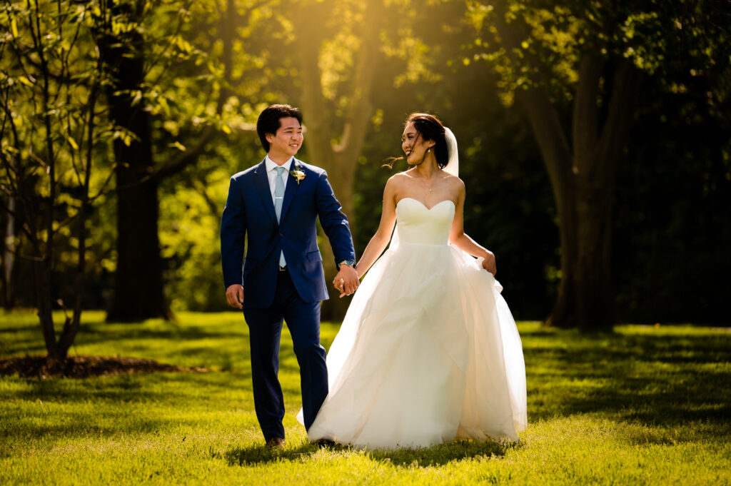 outdoor cleveland wedding
