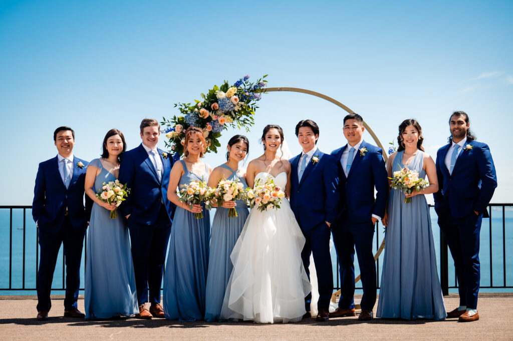 outdoor cleveland wedding