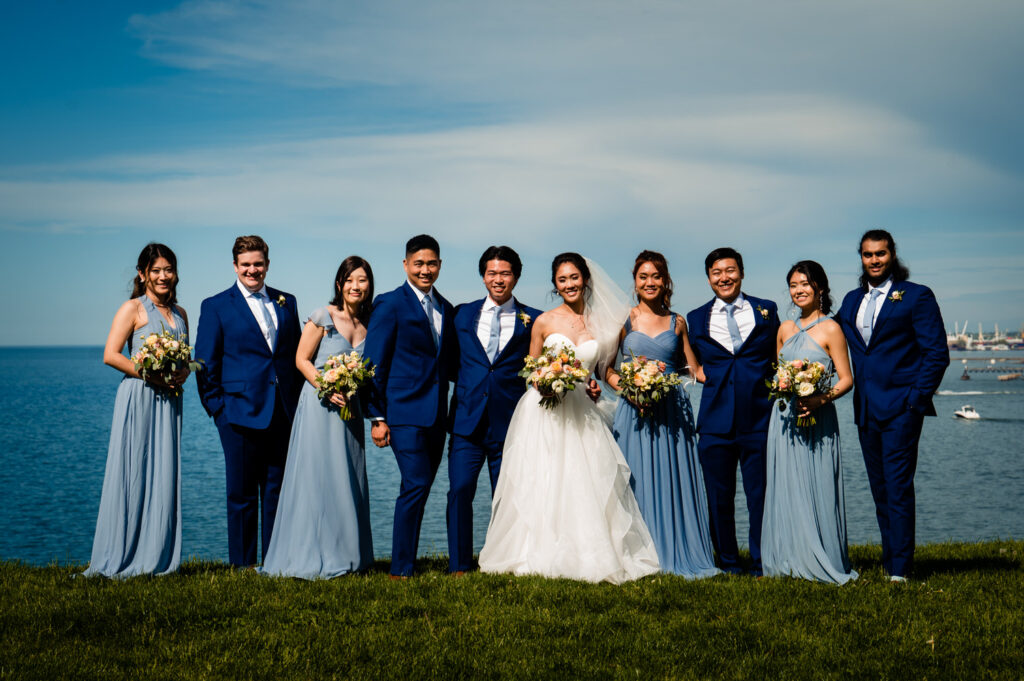 outdoor cleveland wedding