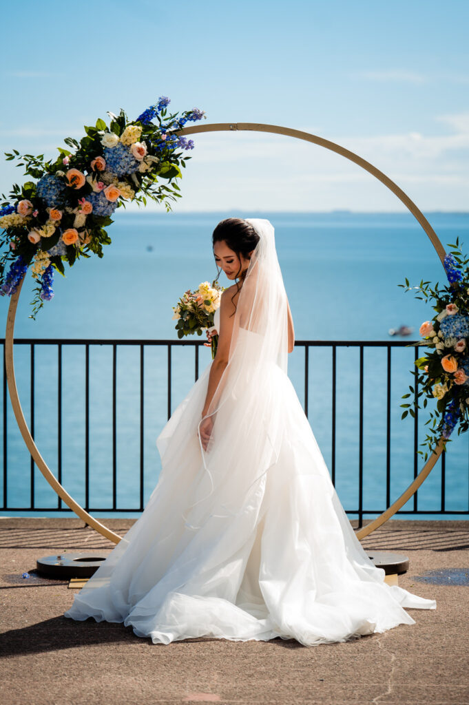 outdoor cleveland wedding
