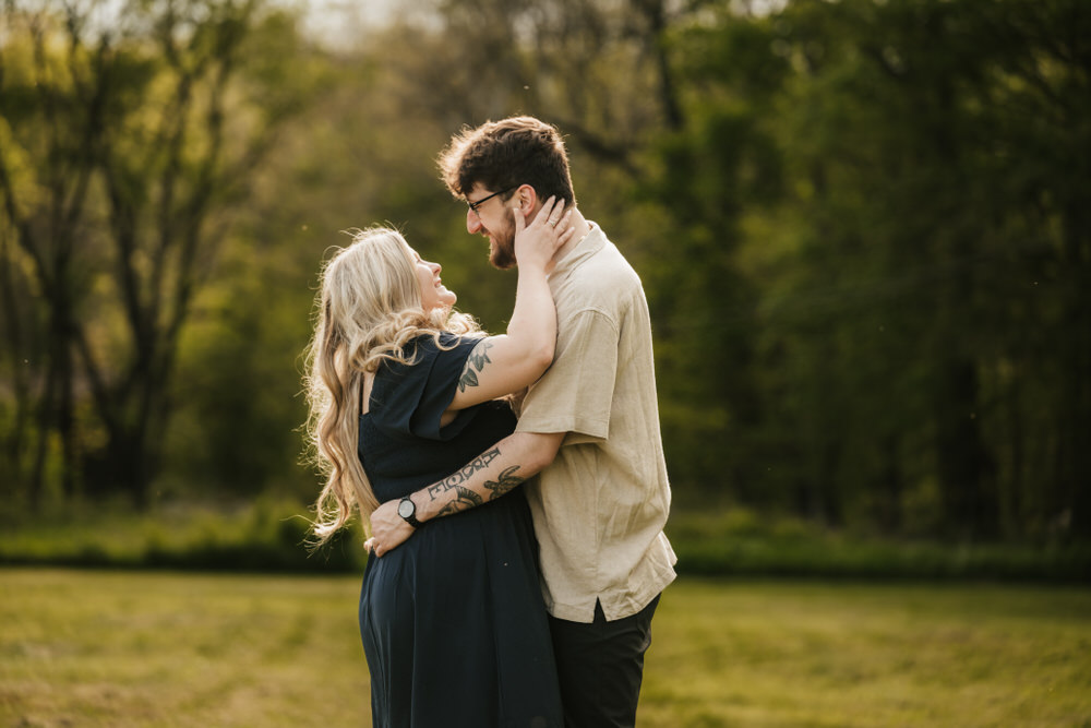 Everett Road Covered Bridge Engagement Session