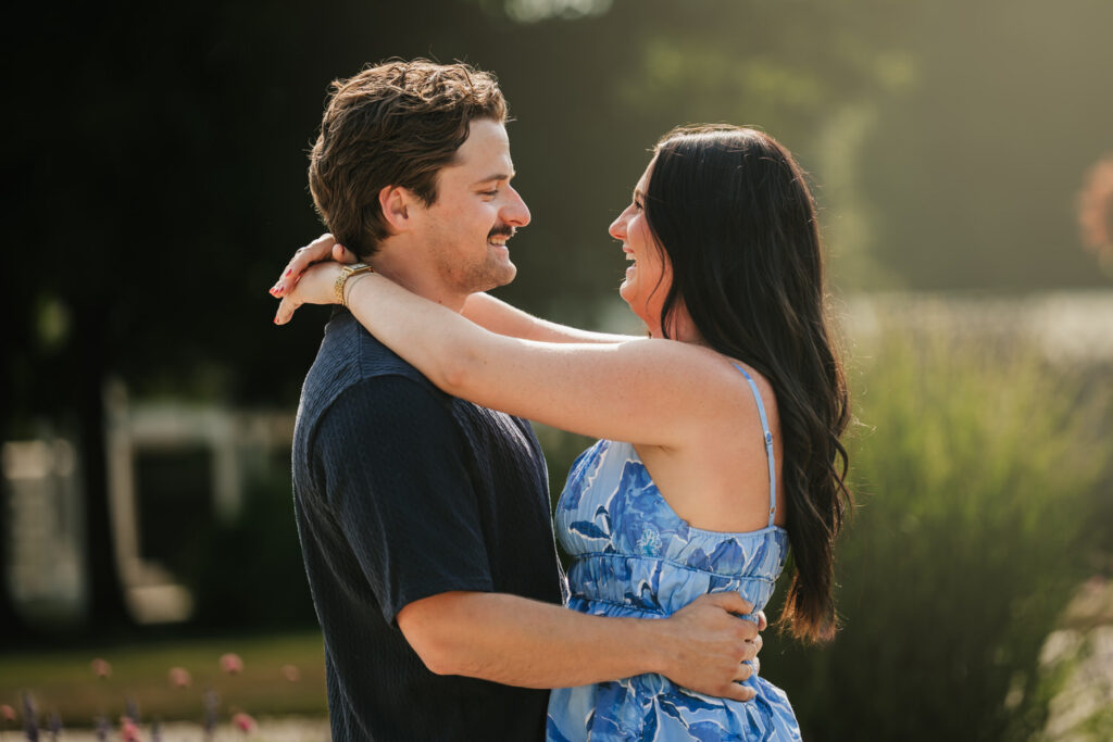 Romantic proposal in Columbus, Ohio