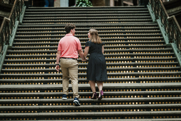 Grand staircase proposal at The Arcade Cleveland