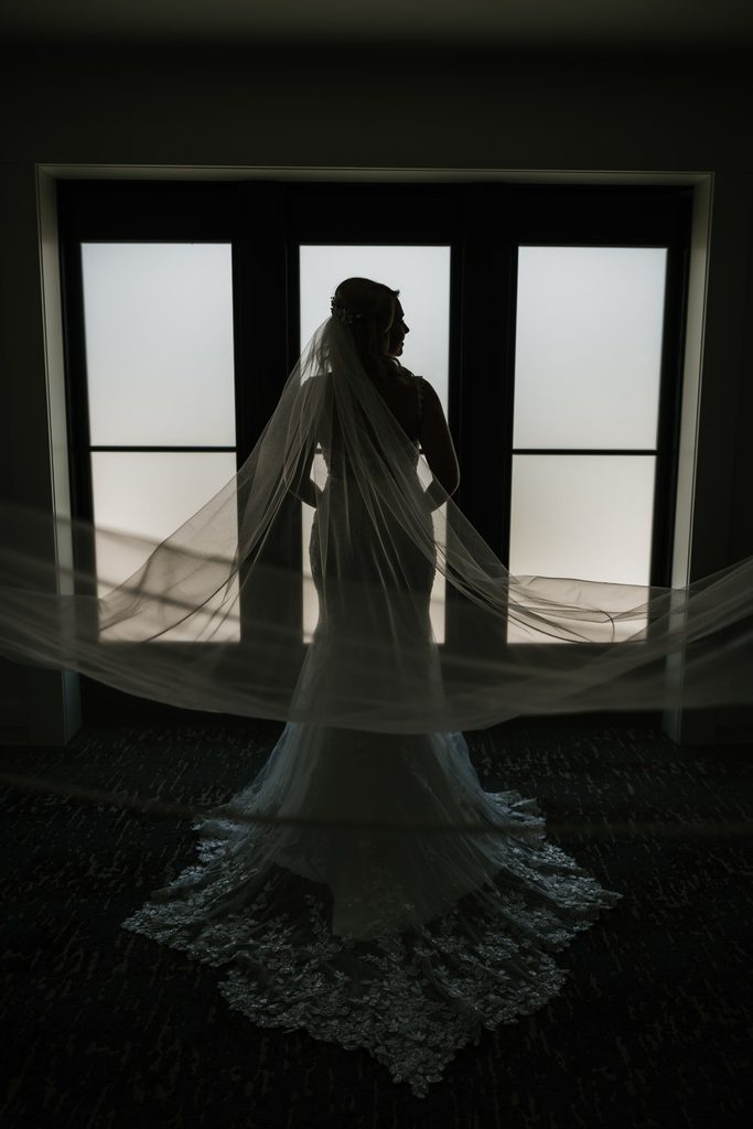 Bride portrait at Himelright Lodge